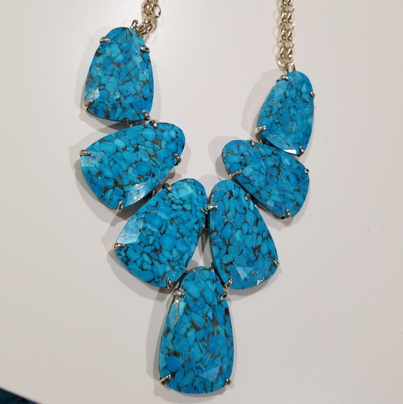 Rare NWT Kendra Scott Harlow Statement Necklace